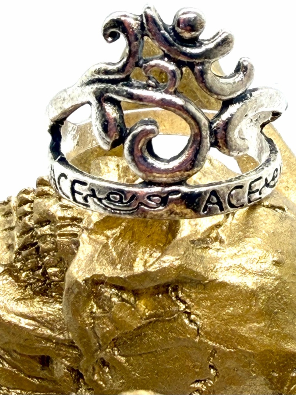 4 Silver Plated Boho Assorted Rings - Picture 3 of 7